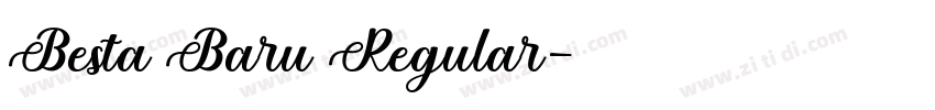 Besta Baru Regular字体转换